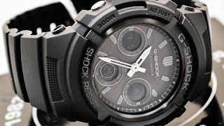 Casio GSHOCK AWGM100B-1A REVIEW | How To Set Time | LIGHT DISPLAY