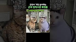 군대 당직사관 특징 #shorts #군대