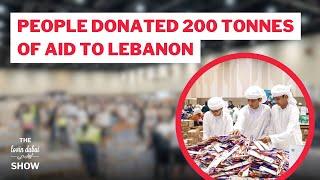 People Donated 200 Tonnes Of Aid To Lebanon