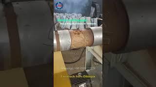 Plastic recycling machine feedback from Ethiopia recycling plant