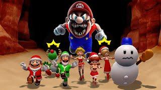 Super Mario Party Jamboree - All Minigames Christmas Time With Pauline