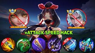 NEW META‼️ HANABI FULL ATTACK SPEED BUILD (ATK SPEED HACK) | HANABI BEST UPDATED BUILD AND EMBLEM!