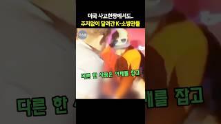 미국이 감동한 한국 소방관들의 놀라운 사고 현장 응급 구조