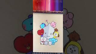 Drawing BTS BT21!