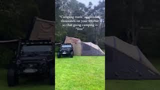 Do you guys like the setup though?? #jeep #camping #solocamping #youtubeshorts #shorts