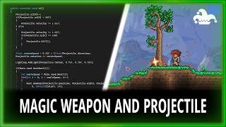 MAGIC WEAPON AND PROJECTILE - HOW TO MAKE A MOD - TMODLOADER 1.4 - 06
