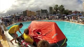 World Cruising Club - Liferaft Demonstration by Kieran Higgs