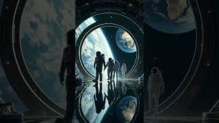 Astronauts Witness Earth from Space | Futuristic Space Station Cinematic #youtubeshorts