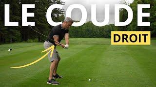 Pourquoi le coude droit est si important au golf!