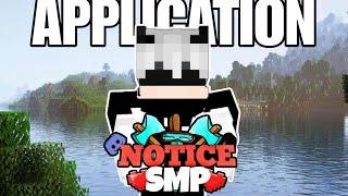 MY APPLICATION FOR NOTICE SMP #frexy75 #applicationfornoticesmp #noticesmp @Assassin_Boy01