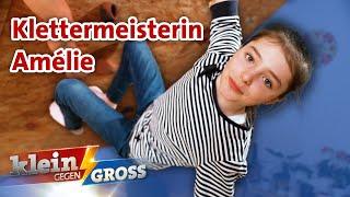 Ausnahmetalent Amélie ist Schweizer Klettermeisterin! | Klein gegen Groß