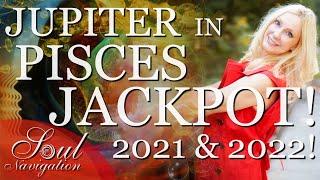 Jackpot Jupiter in Pisces! A treasure chest for you in 2021 & 2022. Jupiter Transits to the Planets!