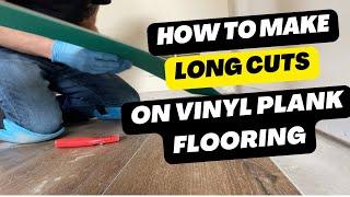How To Cut Vinyl Plank Flooring Lengthwise