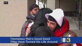 Homeless Man Returns $10,000 Check He Found