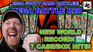 NEW WORLD RECORD! MEGA FOOTY CARD BATTLES R20 | 2024 AFL TEAMCOACH CARDS