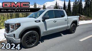 2024 GMC Sierra 1500 Elevation 4x4 W/ X31 Thunder Storm Grey & Duramax 3.0L Diesel Engine Overview