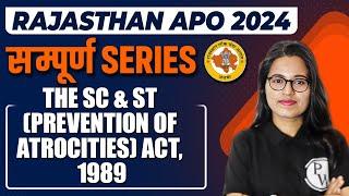 SC ST Prevention of Atrocities Act 1989 (One Shot) | Minor Law | Rajasthan APO | Judiciary By PW