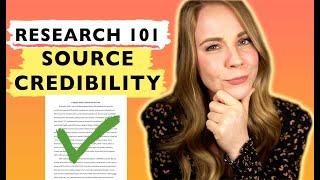 Credible Source: Five tips to determine if your source is credible