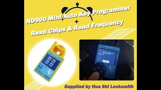 ND900 Mini Read Chips + Read Frequency via Hua Shi Locksmith