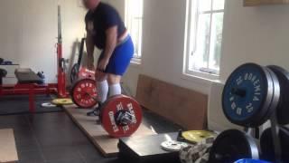 Deadlift training Wim Wamsteeker 11-2-2013