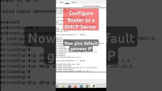 How to Configure Router as a DHCP Server