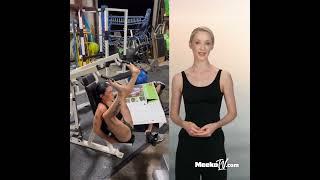 Rianna Skiles Barefoot Workout At The Gym