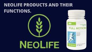 Neolife Products and Their Functions. Seven powerful Neolife Products.