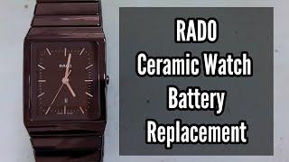 How To Replace a Rado Ceramic Watch Battery | Watch Repair Channel | SolimBD