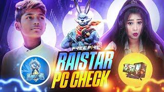 RAISTAR PC CHECK ON LIVE RAISTAR FACE REVEAL CHALLENGE ON LIVE @RaiStar