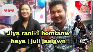 @jiyaranibororider1359 kwo raobw homtanw haya | love story | bike stunts lasigwn