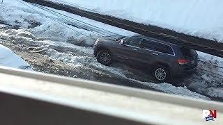 A Guy Loses It After Trying To Get His Jeep Out Of Snow