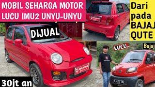 MOBIL MINI SEHARGA MOTOR, DARI PADA BAJAJ QUTE MENDING CHERI QQ TYPE GS 2011. SMART CAR. MINI CAR