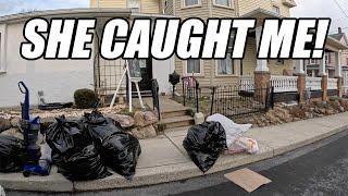 SHE THREW AWAY HER COLLECTION & I TOOK IT! - Trash Picking Ep. 1048