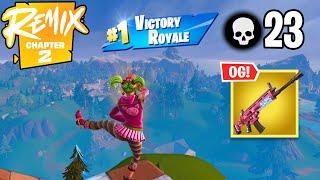 Fortnite Chapter 2 Remix | High Kill Solo Ranked OG Gameplay (Keyboard & Mouse)