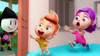 Who's At the Door? | Don't Open The Door To Strangers + More Nursery Rhymes & Kids Cartoon