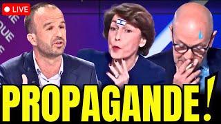 Manuel Bompard DÉMOLIT la propagande en direct – Les journalistes piégés sur Gaza !