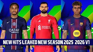 PES2017 | NEW KITS LEAKED NEW SEASON 2025-2026 V1