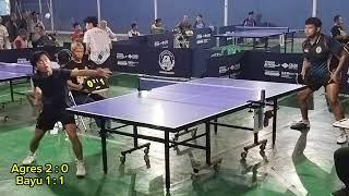 atlit langganan final!! Agres vs bayu turnamen tenis meja lengkang Wijaya cup 2024