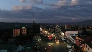 FREE DRONE VIDEO FOOTAGE 2024 (Kondele at Night Kisumu Kenya)