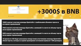 3000$ от канала КриптоКот и Binance Futures в дополнение к состязанию Бинанс Фьючерс на 1.500.000$