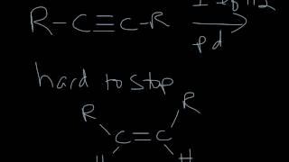 Hydrogenation of Alkynes