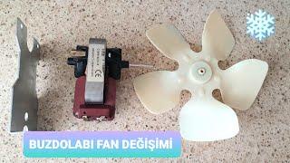 BUZDOLABI FAN MOTORU ARIZASI / BUZDOLABI FAN DEĞİŞİMİ/ BUZDOLABI ALT FAN DEĞİŞİMİ/ BUZ DOLABI BAKIMI