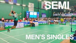 SEMI MEN'S SINGLES | MITHUN MANJUNATH V/S ROUNAK CHOUHAN | SENIOR NATIONAL CHAMPIONSHIP