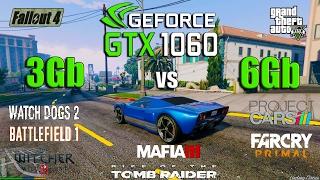 GTX 1060 3Gb vs 6Gb Test in 9 Games (i5 6600k)