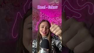 ASMR real-fake? #асмp #asmr #asmrsounds #relax #asmrvideo #barbie #anime #shorts #shortsvideo