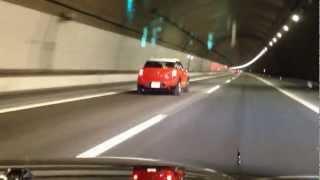 mark2 jzx110 in express highway  Exhaust Sound test -BLOW OFF SQV4