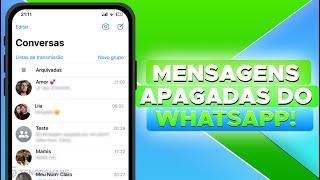 Como ver mensagens apagadas do WhatsApp iPhone