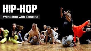 Hip-hop workshop with Tanusha | small routine with hip hop basics | BronxDS