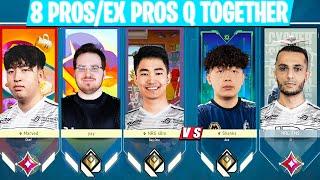When 8 Pros/ex Pros Q Together! s0m, YAY, Marved, Subroza vs FNS, Shanks, mooda, BabyJ... | VALORANT