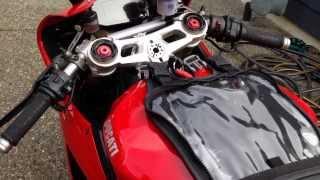 Ducati Seattle installed Oxford heated grips on my Ducati 1199 Panigale